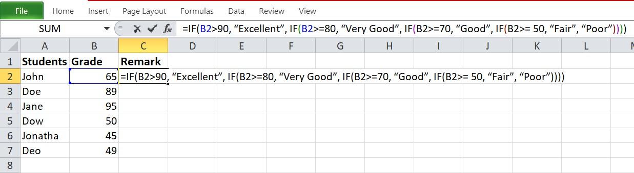 How To Use IF-THEN Statements In Excel - Blog